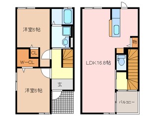 紫陽花館の物件間取画像